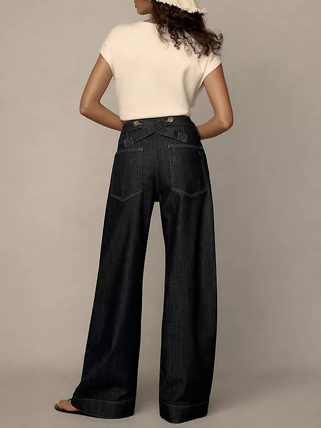 The Myra Low-Rise Tapered Jeans