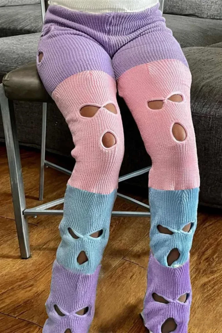 Handmade Camo Ski Mask Puffer Pants