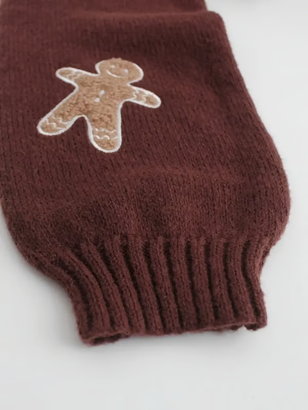 Holiday Gingerbread Man Cardi